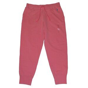 NWT Polo Ralph Lauren Women's Logo Terry Sweatpants Jogger Pants Large L P